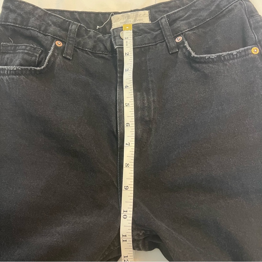 Free People Dakota Straight Leg Jean in Black size 27 - Picture 10 of 12